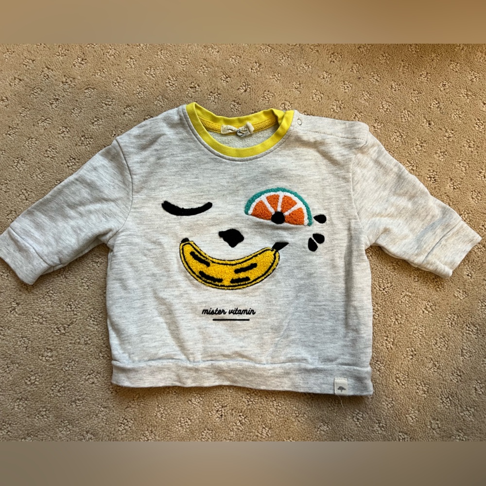 Billy Bandit Mister Vitamin Sweatshirt - 6 months